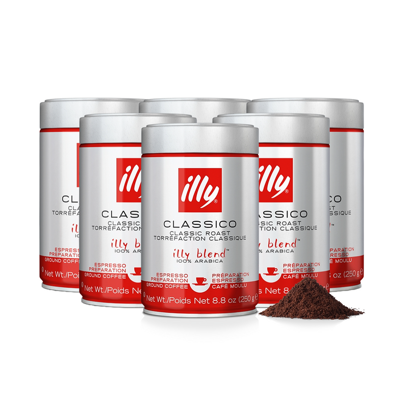 illy Ground Espresso Classico Coffee - Medium Roast