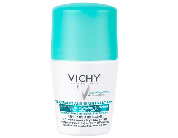 Vichy 50 ml Antiperspirant Roll-on Against Marks on Clothes 48 H