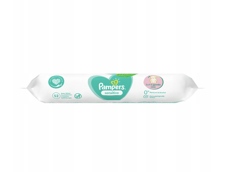 Pampers Sensitive Wet Wipes For Babies And Infants 12 x 52 pcs.