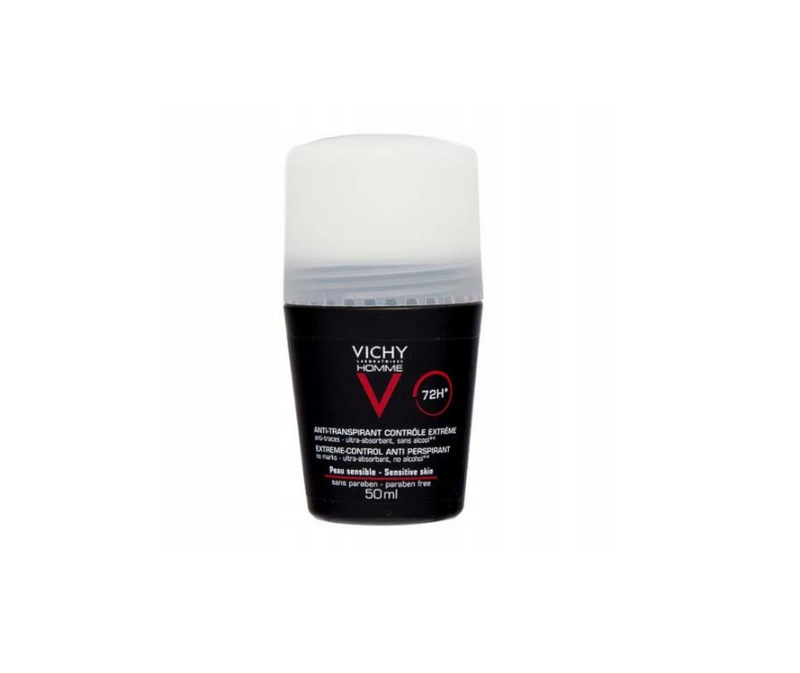 VICHY HOMME ANTIPERSPIRANT ROLL-ON FOR MEN 72 H PROTECTION