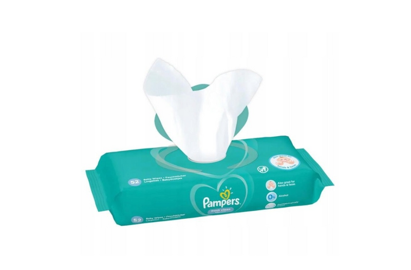 Pampers Fresh Clean Wet Wipes For Babies and Infants 12x52 pcs.