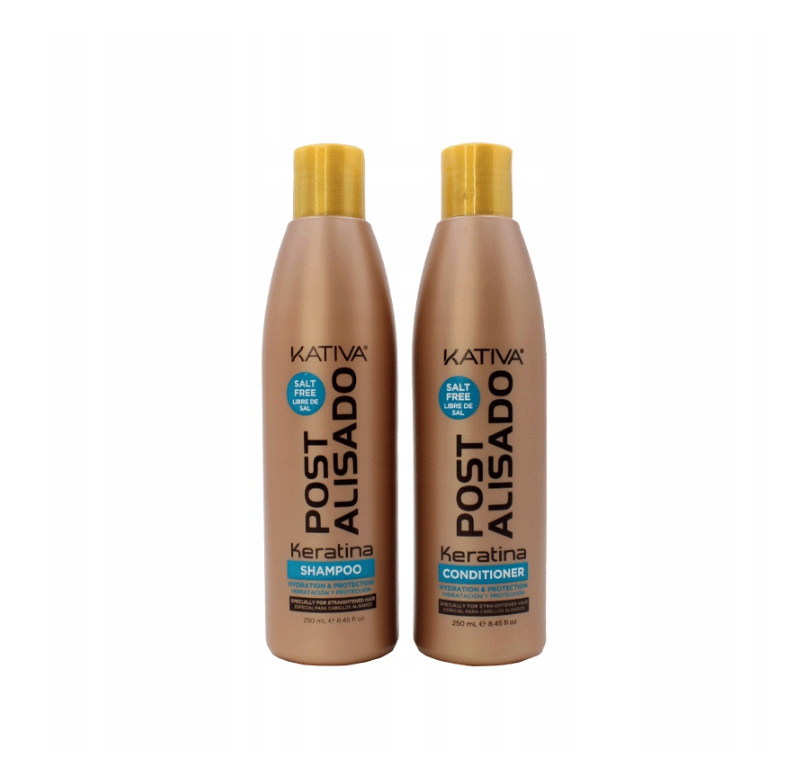 Shampoo after Keratin Straightening + Conditioner POST KATIVA ALISADO Set 500