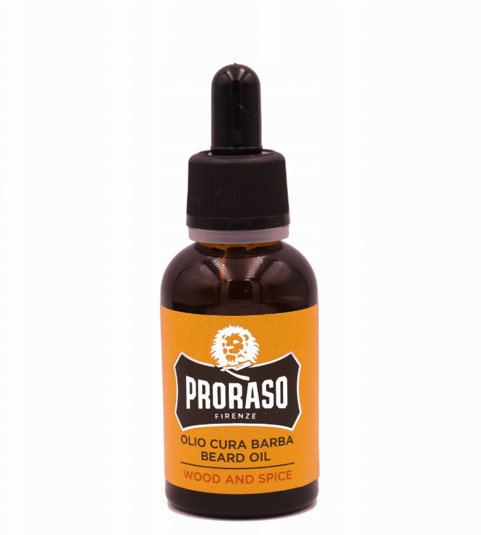 PRORASO SINGLE Wood And Spice Beard Oil For Men