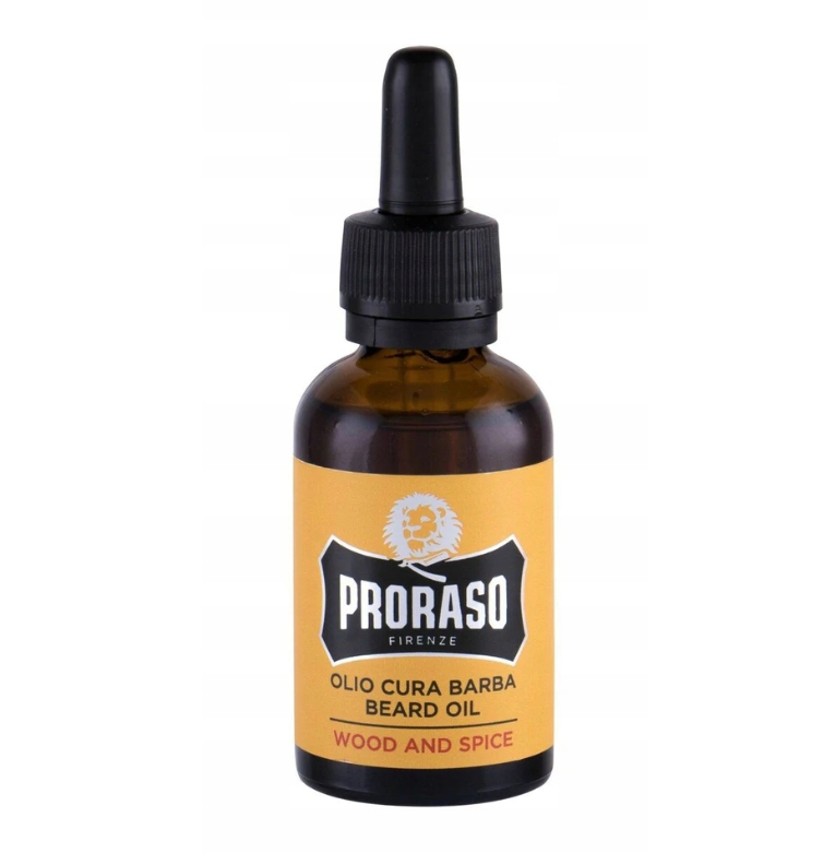 PRORASO SINGLE Wood And Spice Beard Oil For Men