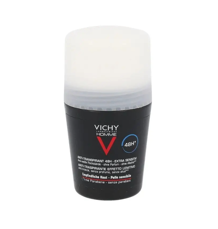 Vichy Extra Sensitiv Antiperspirant For Men Roll On 48H