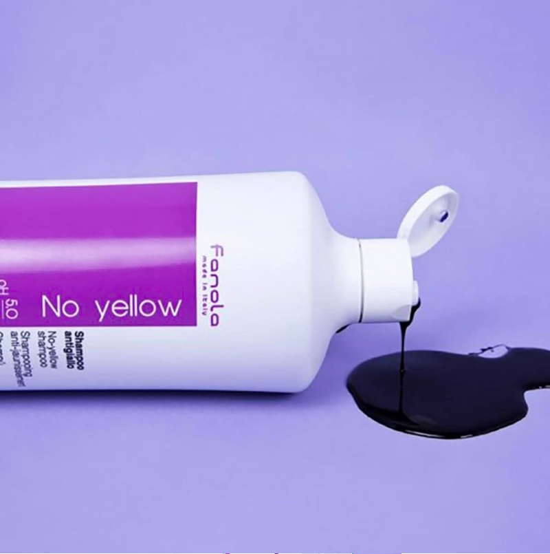 Fanola No Yellow Hair Shampoo Neutralizing Yellow Colors 1000 ml