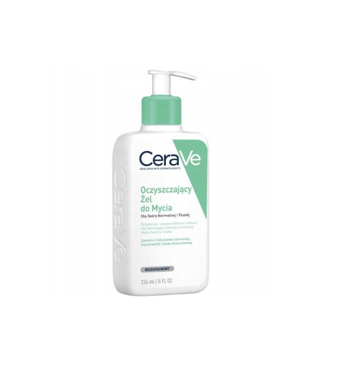 Cerave Cleansing Washing Gel For Normal To Oily Skin 236ml