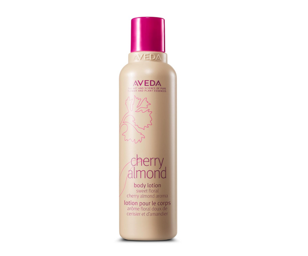 קרם גוף דובדבן ושקדים של Aveda | עם שמן שקדים מתוק, תמצית פריחת דובדבן | ניחוח פרחוני מתוק של שעועית טונקה, תפוז אורגני מוסמך, ילנג ילנג | 98% נגזר באופן טבעי*, 6.7 אונקיות נוזל