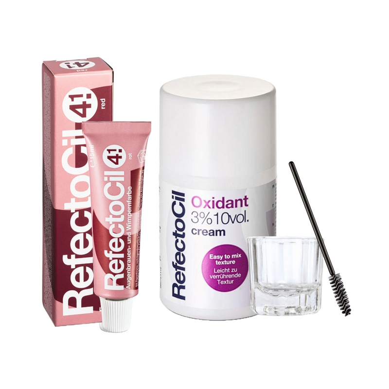 Refectocil Tint SET (gel color + cream developer 3%+ mixing dish and brush)